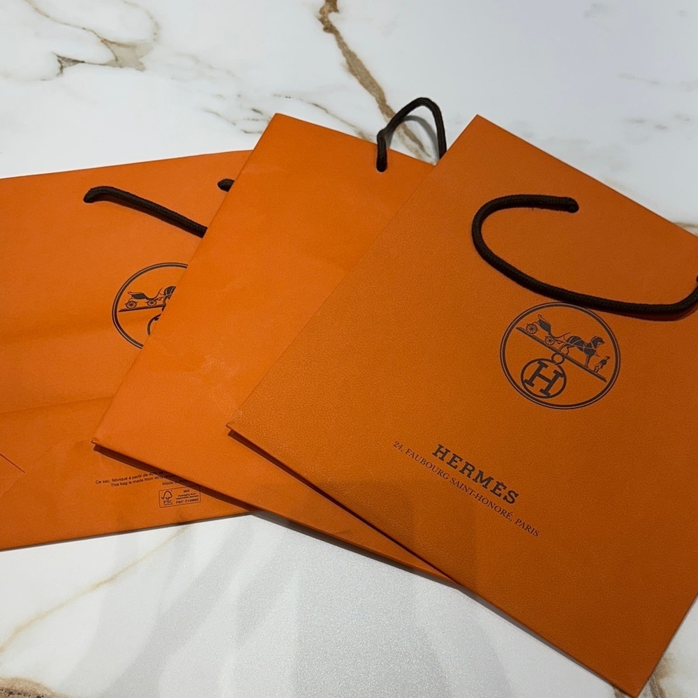 Hermès Shopping Bags bundle of 3